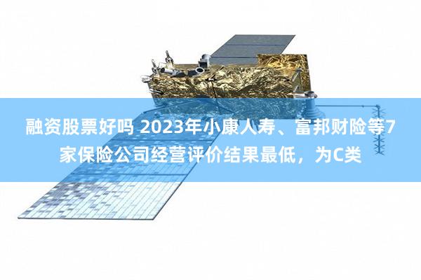 融资股票好吗 2023年小康人寿、富邦财险等7家保险公司经营评价结果最低，为C类
