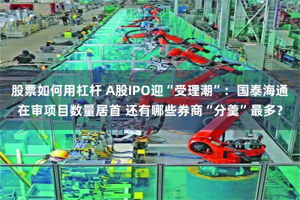 股票如何用杠杆 A股IPO迎“受理潮”：国泰海通在审项目数量