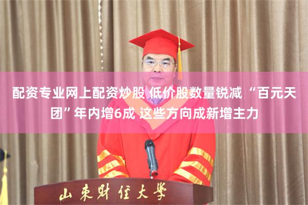 配资专业网上配资炒股 低价股数量锐减 “百元天团”年内增6成