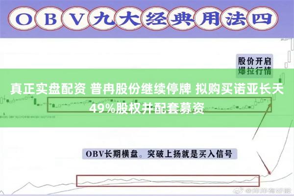 真正实盘配资 普冉股份继续停牌 拟购买诺亚长天49%股权并配